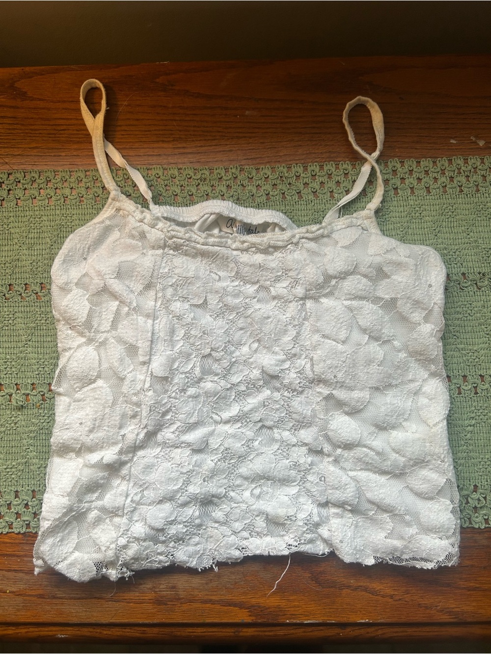 Aeropostale White Lace Camisole Cami Top